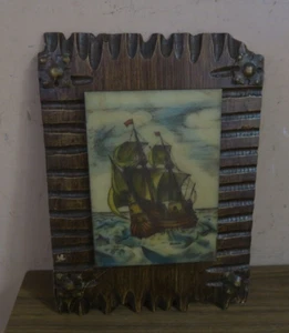 Quadro Incisione Incisione Vintage Artini 5""x7"" Corniciato Clipper Nautico Spedizione - Foto 1 di 10