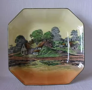 VINATGE ROYAL DOULTON PLATO - ESCENAS DE CAMPO 220mm CROSS c1930 - Imagen 1 de 3