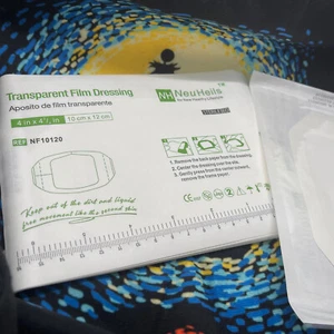 Transparent Film Dressing NF10120 10 Sterile (10x12cm) Water Proof Neu Heils - Picture 1 of 3