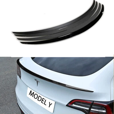 Spoiler Wings Rear Trunk Lip ABS for Tesla Model Y Model 3 2017-2024 Accessories - Image 1 of 4