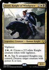 ARYEL, KNIGHT OF WINDGRACE ~mtg NM-M Dominaria Rare x1