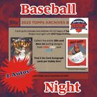 ??Boston Red Sox - 2023 Topps Archives Baseball - 1 Hobby Box Break