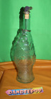 Decorative Fish Shape Empty Clear Glass Bottle With Cork Top Stopper 13" Tall
