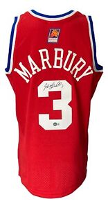 Stephon Marbury Signed Phoenix Suns 2003 M&N HWC All-Star Game Jersey BAS ITP