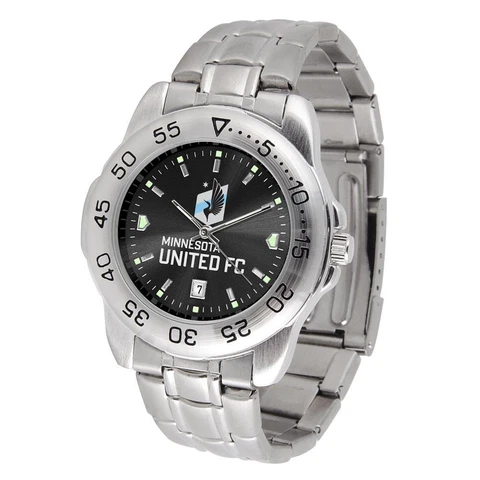 Men's Minnesota United FC Sport Watch Stainless Steel Watch Cover