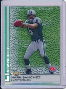 Mark Sanchez 2009 Topps Finest Pigskin Refractor RC #80 - Picture 1 of 2
