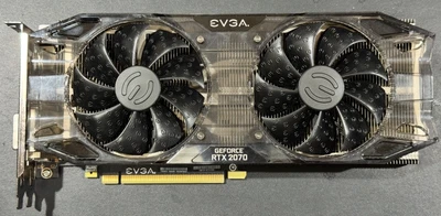 EVGA NVIDIA RTX 2070 Black Gaming 8GB GDDR6 Graphics Card GPU 08G-P4-1071-KR USA - Image 1 of 4