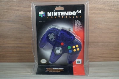 GRAPE PURPLE Funtastic Controller BLISTER Nintendo 64 - NEW SEALED OEM OFFICIAL - Image 1 of 4