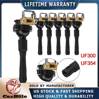Juego de 6 bobinas de encendido PARA BMW E46 E39 X5 E36 1994-2005 325 330 328 M3 M5 UF300 Foto 1 de 4