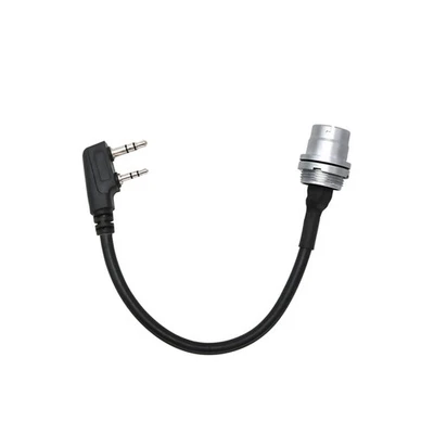 6 Pin Plug To Socket K-Type Adapter Cable For AN/PRC 148 152 152A Walkie-Talkie - Image 1 of 4