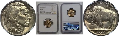 1936-D 5C Buffalo Nickel NGC MS-67 - Image 1 of 3