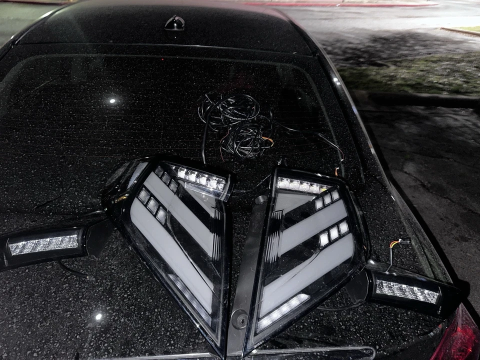 终极 RGB 尾灯适用于第 10 代本田思域掀背车/R 型 2016 - 2021 — 第 1/1 张图片