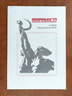 Gedenkblatt DDR - SOZPHILEX 77 in Berlin, A13-1977-16.08.1977