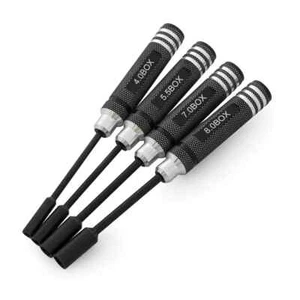 RC Car Tools Hex NUT key Socket kit Screw Driver Wrench 4.0mm 5.5mm 7.0mm 8.0mm - Picture 1 of 13