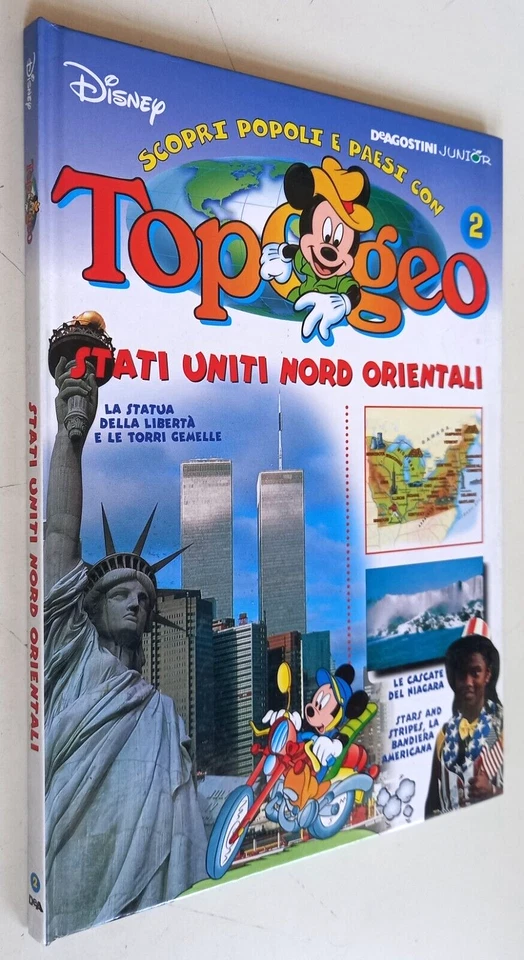 Scopri popoli e paesi con TOPO GEO N. 2 -Disney- STATI UNITI -De Agostini Junior - Immagine 1 di 1