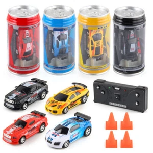 Multicolor Coke Can Mini RC Radio Remote Control Micro Racing Car Toys Kids Gift - Picture 1 of 14