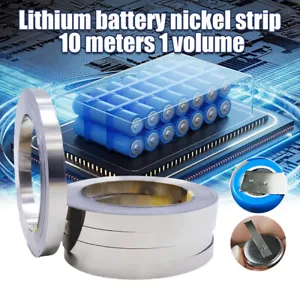 8 mm Nickelstreifen Streifen Beschichtet & Pure Ni 18650 Batteriezelle Spot Schweißband - Bild 1 von 21
