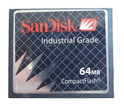 SanDisk 64MB CompactFlash CF Card SDCFBI-64-201 Industrial Grade FOR FANUC CNC - Image 1 of 3