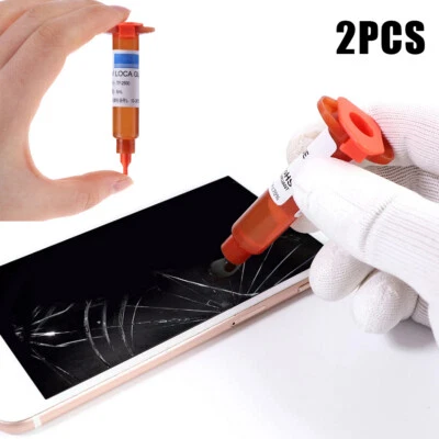 2Pcs Adhesive Glue Cell Phone Repair Tool for Touch Screen Repair Glue Liquid - Image 1 of 4