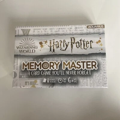 Harry Potter Memory Master A Card Game You’ll Never Forget Ages 6+ New / Sealed - Image 1 of 3