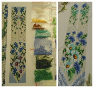 Kit for making a necklace gerdan. Beading Loom Pattern. #K6b - Picture 1 of 4