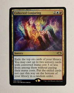 COLLECTED CONJURING - MTG - MULTICOLOR - SORCERY - RARE - NM - Picture 1 of 4