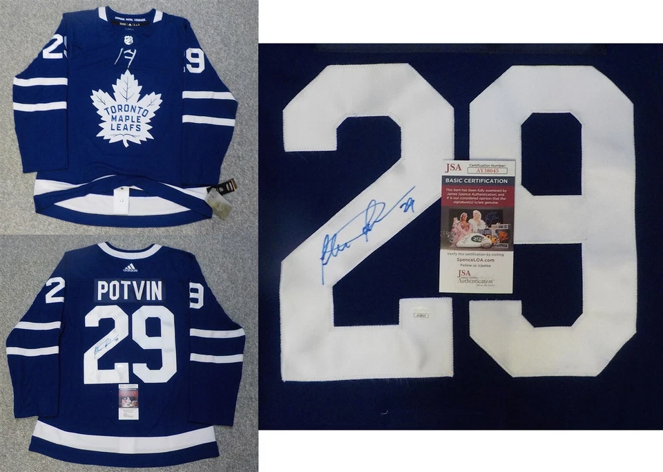 Autographed Felix Potvin Toronto Maple Leafs Jersey - Image 1 of 1