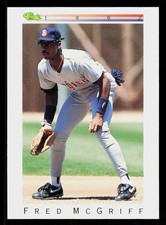 1992 Classic I Fred McGriff #T61  Baseball  San Diego Padres