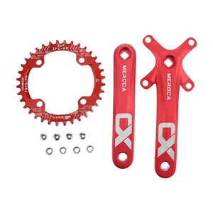 32-42T 170mm Single Speed Chainset MTB Road Bike Crank Narrow Wide Chainring - Foto 1 di 10
