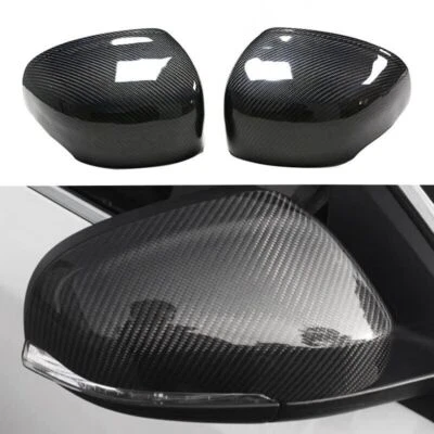 Real Carbon Fiber Car Rear View Side Mirror Cover Tirm For 2018-2023 Volvo XC60 - Изображение 1 из 4