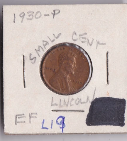 1930 Lincoln Cent L19 Cover
