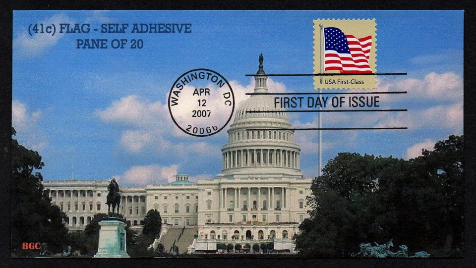 USA, SCOTT # 4130, RARE ILLUSTRATED BGC FDC COVER OF GOVERNMENT CAPITOL BUILDING - Image 1 of 1