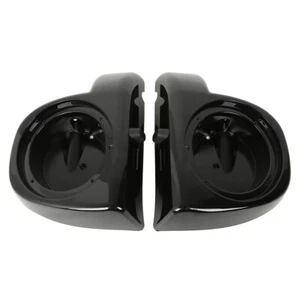 6.5" Speaker Pods Boxes Lower Vented Fairing Fit For Harley Touring Models 14-24 - Picture 1 of 6