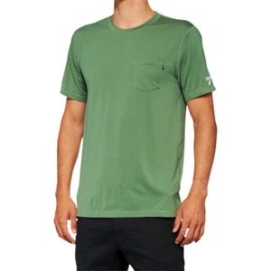 100% Mission Athletic T-Shirt - Olive | Medium - Picture 1 of 2