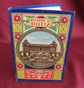 VINTAGE SOUVENIR PHOTO ALBUM - ROME - Picture 1 of 12