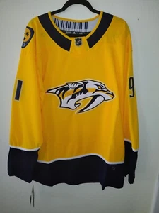 NHL ADIDAS CLIMALITE NASHVILLE PREDATORS HOCKEY JERSEY #91 STAMKOS-SIZE 54-NWT - Picture 1 of 12