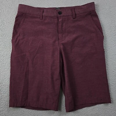 Pantalones Cortos Urban Pipeline Super Flex Para Hombre 33 Rojo Borgoña Chino Elastizados Patinador Ligeros Foto 1 de 4