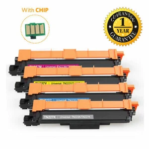 4 TN227 KCMY Toner Cartridge for Brother MFC-L3710CW L3750CDW HL-L3210CW 3230CDW - Picture 1 of 7