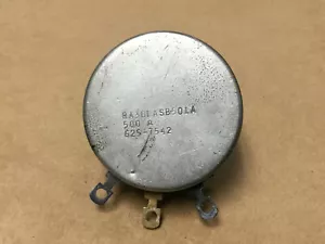 (1 PC) CLAROSTAT RA30LASB501A Potentiometer Wirewound 500 Ohm 10% 4W - Picture 1 of 3