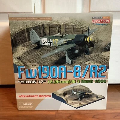 Dragon Models 1:72 Warbirds 50312 Focke-Wulf Fw 190A Diecast Model Luftwaffe 12  - Image 1 of 4