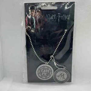 Harry Potter Necklace Wizarding World DMLE & Ministry Dog Tags - New Sealed - Picture 1 of 3