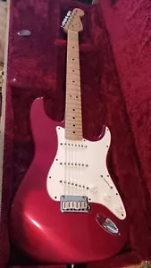 Fender USA 1997 Stratocaster Candy Apple Red w/Maple Neck/HS Case - Picture 1 of 23