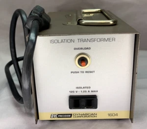 Transformador de aislamiento Dynascan BK Precision 1604 120V - 1,25 A - Imagen 1 de 5