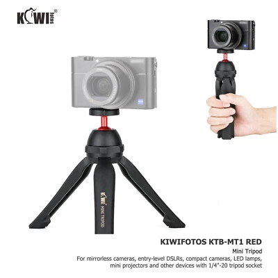 360° Mini Desktop Tripod DSLR Mirrorless Camera for Canon PowerShot SX740 HS - Image 1 of 4