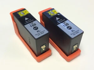 2BLACK 150XL New Ink Cartridges for LEXMARK Printer S315 S415 S515 S715 S915 - Picture 1 of 1