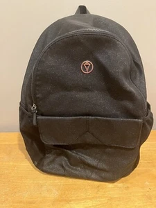 Ivivva By Lululemon Back At It Backpack Black Sparkle Pack All Day - Picture 1 of 6