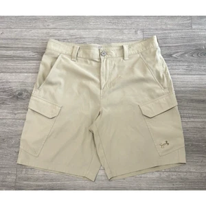 Under Armour Pantaloncini da golf cargo da uomo kaki outdoor utility HeatGear vestibilità ampia 34 - Foto 1 di 6