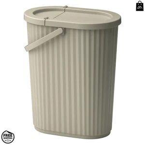 IKEA DAMMÄNG Bin with Lid 26L Rubbish Waste Dustbin Recycling Kitchen Bathroom - Picture 1 of 9