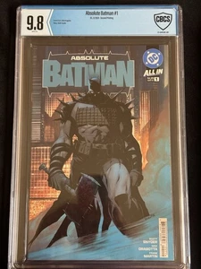Absolute Batman #1 2nd print.  Cover A CBCS 9.8 (IMO Better than CGC) NM+ - Picture 1 of 2