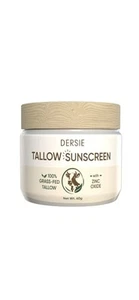 Beef Tallow Sunscreen.Zinc Oxide.Tallow-Instant Sun Protection-60g - Picture 1 of 7